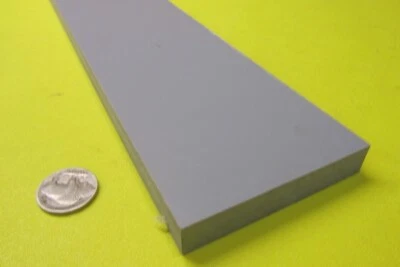 CPVC Bar, Gray, .500" (1/2") Thick x 3.00" Wide x 48" Length - Image 1 of 4
