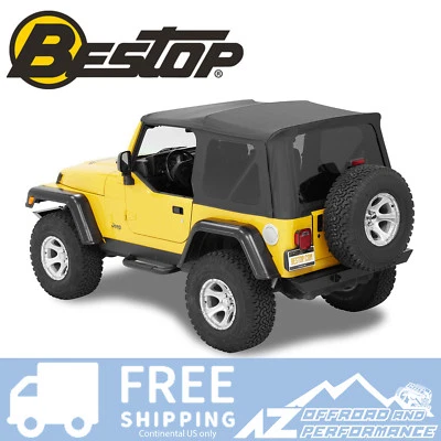 Bestop Supertop NX tom sem portas diamante preto para 97-06 Jeep Wrangler TJ - Imagem 1 de 4