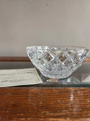 Lenox Collections Crystal Diamond Bowl 5" N.I.B. - Image 1 of 4