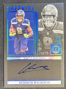 2022 Encased Sapphire Kenneth Walker III RC Auto /25 Seahawks Rookie SSP #SS-KW - Picture 1 of 2