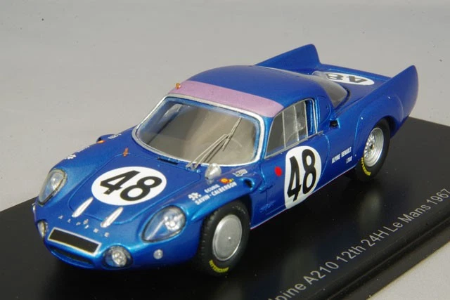 Spark Model ALPINE A210 N.48 12th LM 1967 R.DE LAGENESTE-J.CHEINISSE 1 43