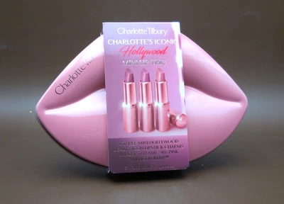 Charlotte Tilbury Hollywood Mini Lip Trio in Limited Edition Lips Tin 3 x 1.5g - Image 1 of 4