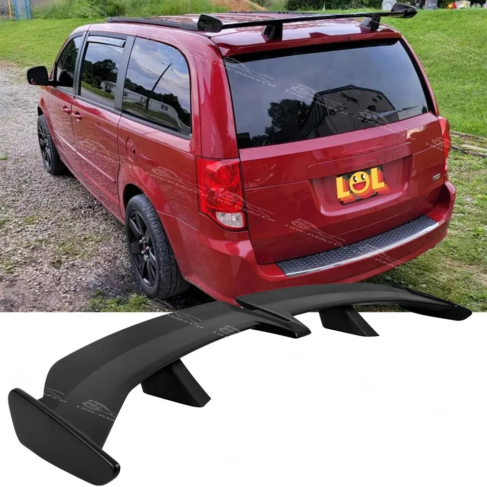 Alerón trasero estilo PRO 54" negro mate para Dodge Grand Caravan Foto 1 de 4
