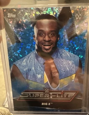 Big E WWE Topps Super Elite 168/299 Serial Numbered Card New Day Fan Collectible - Image 1 of 3