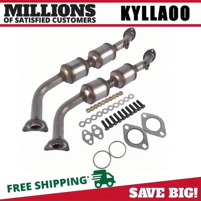 JUEGO CATALÍTICO IZQUIERDO Y DERECHO TOYOTA LAND CRUISER 98-05 LEXUS LX470/98-06 4,7 L Foto 1 de 4