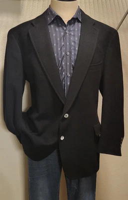 Immaculate VTG Norm Thompson Mens Camel Hair Blazer Sport Coat Jacket Size 50 R - Image 1 of 4