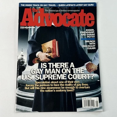 THE ADVOCATE MAGAZINE March 4, 2003 US Supreme Court, Macaulay Culkin Foto 1 de 4