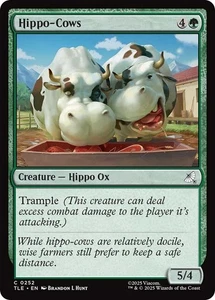 Hippo-Cows C 252 Non-Foil MTG TLE Magic - Picture 1 of 1