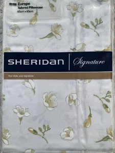 SHERIDAN FREESIA BUTTER EURO PILLOWCASE - Picture 1 of 2