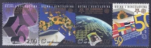 BOSNIA CROATA 2006 Cinquantenario francobolli Europa 4v MNH** - Picture 1 of 1