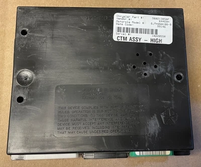 1999 99 Dodge Durango Central Timing Alarm Module CTM BCM P/N# 56021385AF - Image 1 of 4