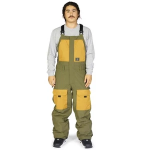 DC Shadow 15K Shell Snowboard Bib Pants Men's Medium Ivy Green New 2023 - Picture 1 of 7