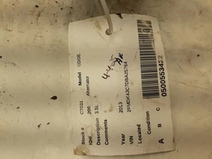 Alternator Fits 07-14 EDGE 2065814 - Picture 1 of 12