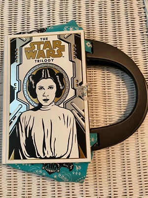 Princess Leia Book Wood Handles Purse The Star Wars Trilogy Book Cloth Sides - Image 1 of 4