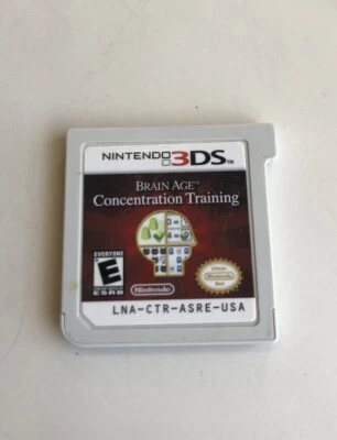 Brain Age: Concentration Training (Nintendo 3DS) Game Only TESTED - Image 1 of 2