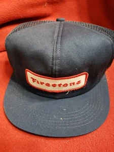 Vintage Firestone Patch Snapback Trucker Hat Cap K products  - Picture 1 of 4