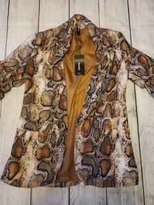 Venti6 Python print blazer Large - Picture 1 of 8