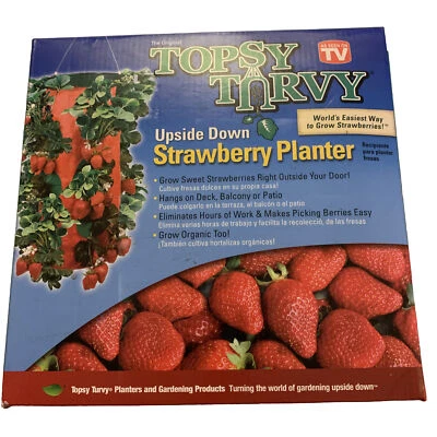 Новый Topsy Turvy ~ вверх ногами клубника горшок ~ растет до 15 кварт!! - Изображение 1 из 2
