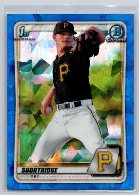 2020 Bowman Sapphire #BCP-9 Aaron Shortridge - Image 1 of 2