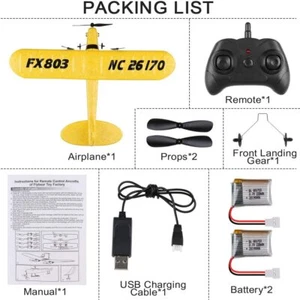 2.4GHz 6Axis Gyro RC Plane Remote Control 2 Channel RC Airplane Built in for Kid - Picture 1 of 9