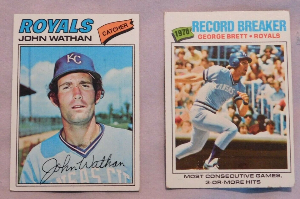 1977 Topps Kansas City Royals Baseball Card Pick one - Image 1 of 1