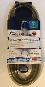 Aqueon Siphon Vacuum Aquarium Gravel Cleaner Mini for 1-5 Gallon Fish Tanks - Picture 1 of 2