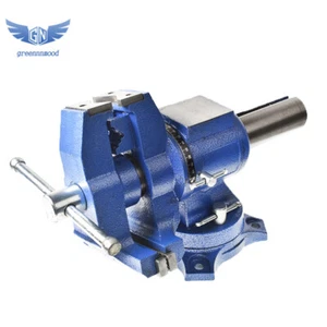 6" Multi-purpose Rotating Bench Vise Swival 360 Degree Heavy Duty - Picture 1 of 10
