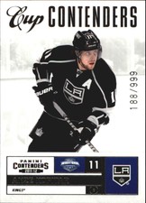 2011-12 Panini Contenders Kings Hockey Card #113 Anze Kopitar CC/999