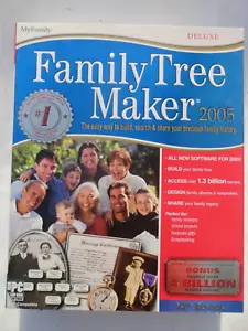 Family Tree Maker 2005 12TH Ed PC CD genealogy search build share ancestry NEW - Picture 1 of 22