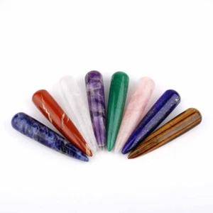 Massagestab Edelstein AA - Qualität Griffel Reflexzonen Massage Massagegriffel - Bild 1 von 59