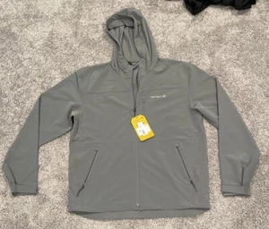 Carhartt Men’s Rain Defender Relaxed Fit Lightweight Jacket Size Large Gray - Picture 1 of 4