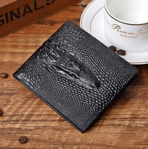 Dragon Skin Black Wallet - RFID Blocking, Credit Card ID, Bifold, GOT Gift - Picture 1 of 8