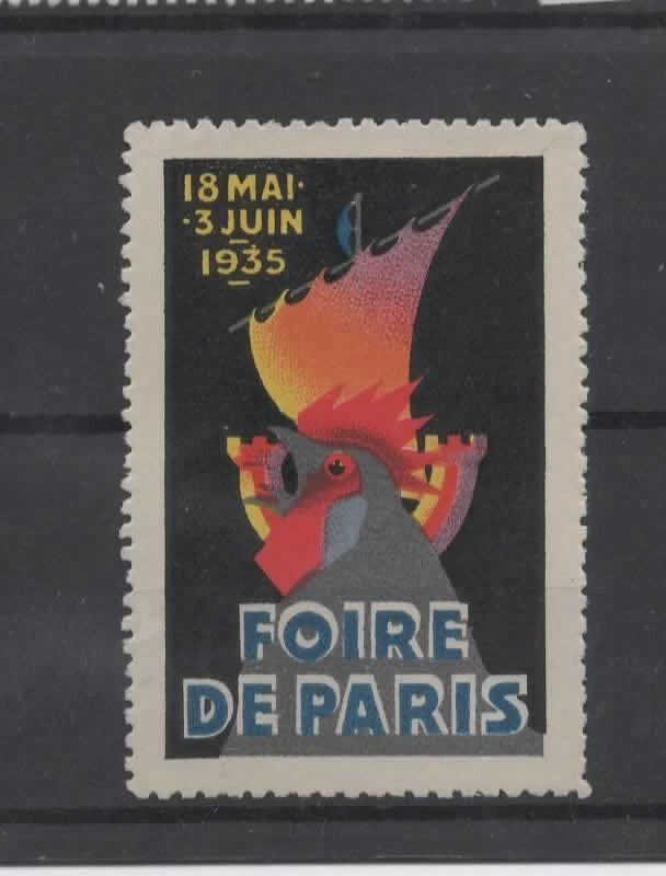 FRANCE -- ERINOPHILIE -- Vignette, cinderella -- FOIRE de PARIS 1935 - Photo 1/1