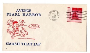 WWII Patriotic 1945 U.S. Navy FREE - TOJO Pearl Harbor Cartoon - Picture 1 of 2