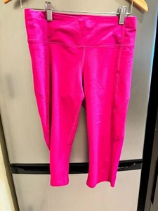Athleta Crop Tight Damen S Rosa Taschen Stretch Leggings - Bild 1 von 7