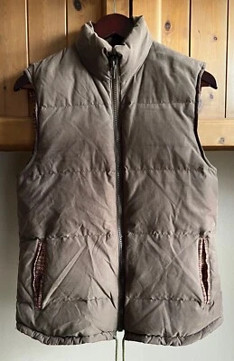 CALENTADOR DE CUERPO CHALECO VINTAGE THOMAS ROSA PLUMÓN Y MARRÓN PLUMA MEDIO PTP 19 Foto 1 de 4