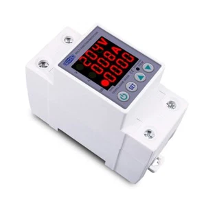 Dispositivo de protección de pantalla DIN 3 en 1 ajustable sobre bajo voltaje 63a 230v - Imagen 1 de 19