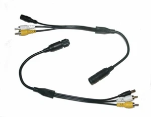 Par de cables adaptador para convertir WAECO en RCA/Phono - Imagen 1 de 3