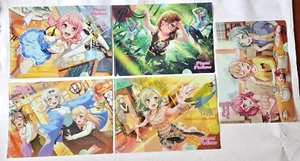 Bang Dream Girls Banda Fiesta Documento Transparente Archivo Carpeta Pastel*Paletas 5 Piezas - Imagen 1 de 2