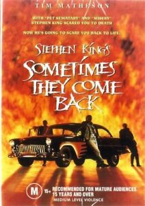 Sometimes They Come Back DVD Stephen King New and Sealed Australian Release