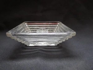 Vintage Anchor Hocking MANHATTAN Square Candle Holder - Picture 1 of 3