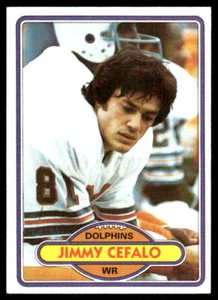 1980 Topps #158 Jimmy Cefalo RC Miami Dolphins - Picture 1 of 2