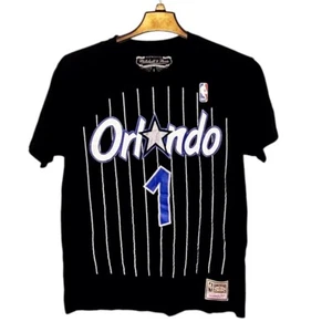 Mitchell & Ness Hardaway Orlando Magic Striped Jersey Shirt Hardwood Classics - Picture 1 of 7
