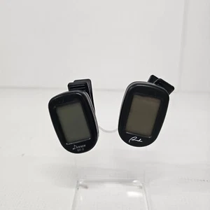 Set of 2 Clip-on Violin Bass Guitar Tuners Donner & Ranch (tested need batts) - Picture 1 of 5