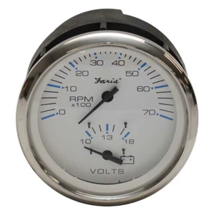 Faria Boat Multifunction Gauge GTC063A | Chesapeake Tachometer Mercury - Picture 1 of 5