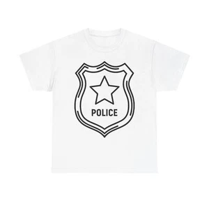 Police Badge Themed Tee Shirt! - Picture 1 of 105