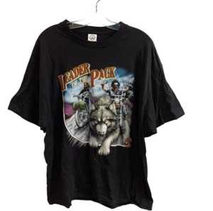 Vtg American Thunder Wolf T Shirt Size XL Leader of The Pack Motorcycle Biker - Bild 1 von 9