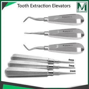 6 pcs Dental Luxating Elevators Extraction Surgical Instruments Oral Implant - Picture 1 of 3