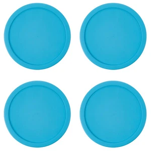 4 Ersatz Deckel Abdeckungen für Pyrex 2 Tassen Behälter, 5 Zoll 7200 Stück Himmelblau - Bild 1 von 1