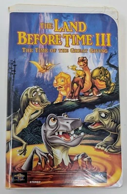 The Land Before Time 3: The Time Of The Great Giving VHS (1995) - VG (Tested) - Image 1 of 4